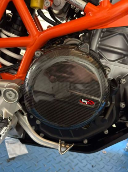Tekmo KTM 690/Gas Gas 700 Carbon Fibre Clutch Cover Protection 2016-2026
