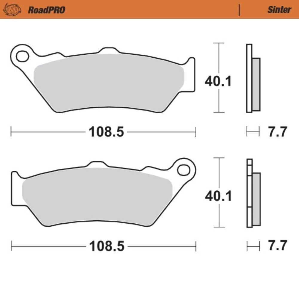 Moto-Master Aprilia TUAREG 660 2022-2026 Sintered Front Brake Pads