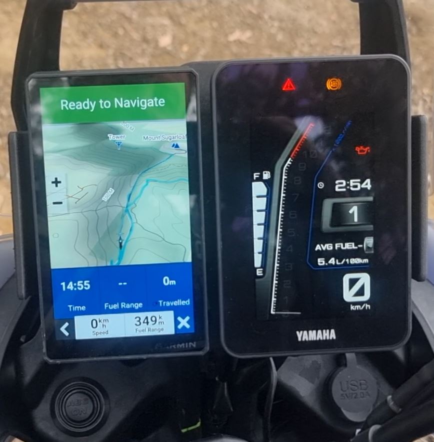 YAMAHA TENERE T700 GPS MOUNTS & ELECTRICAL