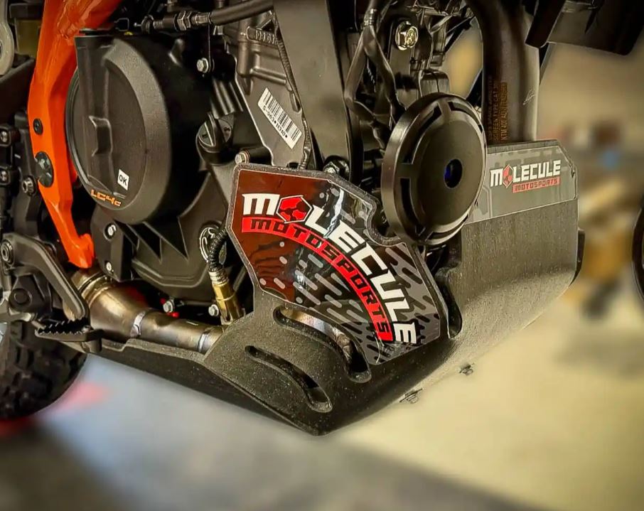KTM390 Foot pegs, Stands  and Skid plates