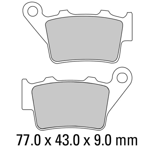 FERODO BRAKE DISC PAD SET Sinter -REAR Yamaha T7