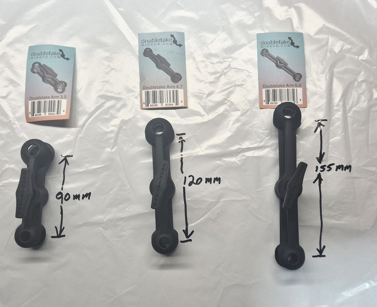 Upgrade kit NEW double take 3.5" arm suit 1.25" ball (No Mirror head)