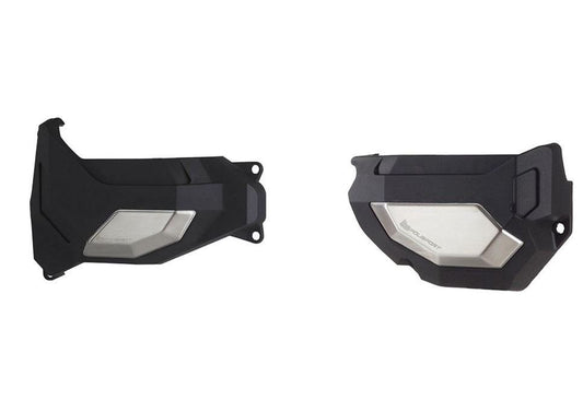 POLISPORT CLUTCH & ALTERNATOR COVER KIT YAMAHA T7/MT07/XSR700 - BLACK/SILVER