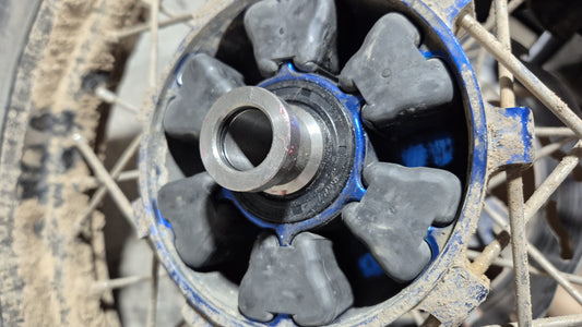 Yamaha Tenere T700 Fitted With Haan Rear Wheel, Stainless Steel Wheel Spacer Kit