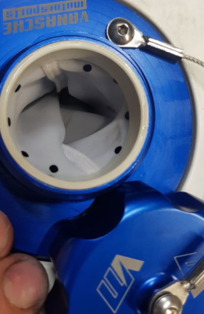 Fuel filler filter sock suits all Vanasche  filler necks