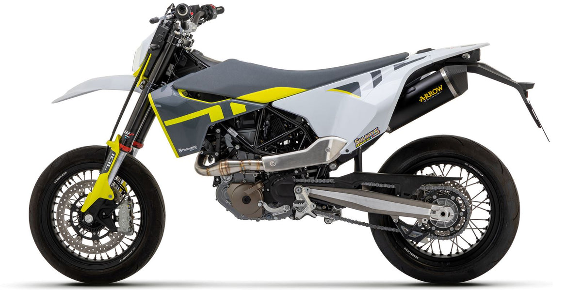 Arrow muffler including link pipe suit Husqvarna 701