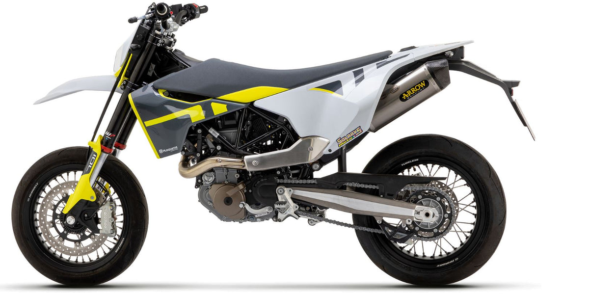 Arrow muffler including link pipe suit Husqvarna 701