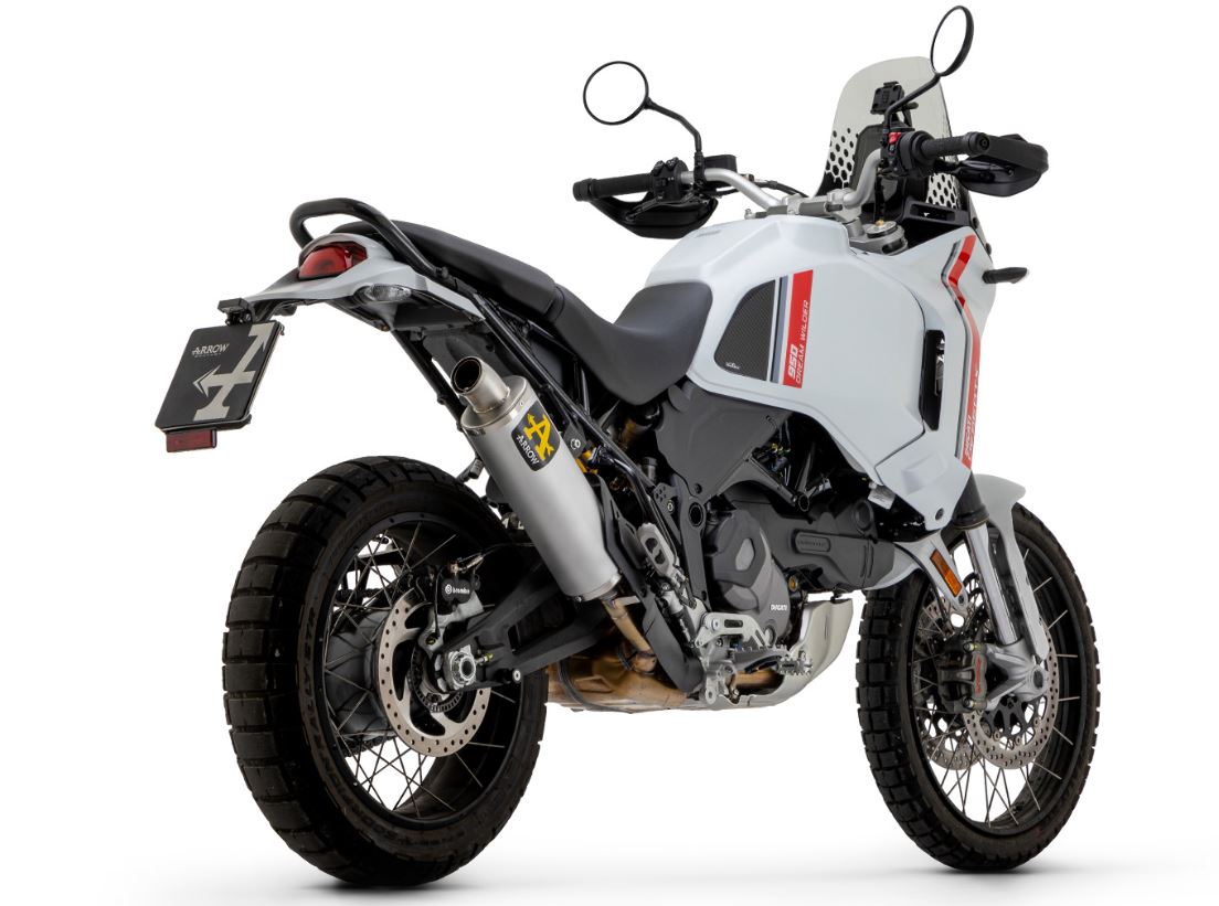 ARROW SILENCER 72638AO - INDY RACE TITANIUM WITH STEEL END PIPE DUCATI DESERT X