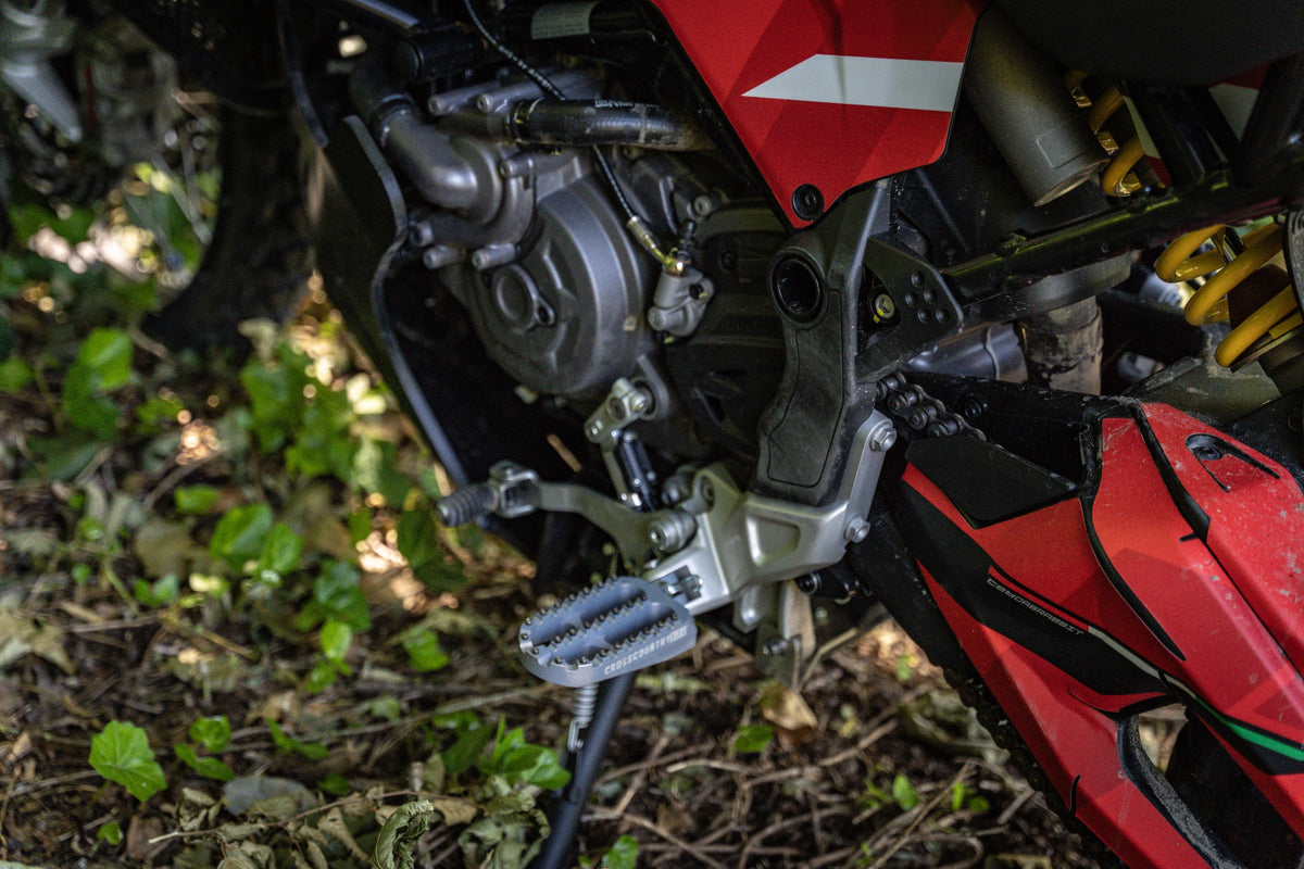 Ducati Desert X Oversize Adventure Foot Pegs