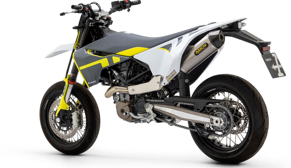 Arrow muffler including link pipe suit Husqvarna 701