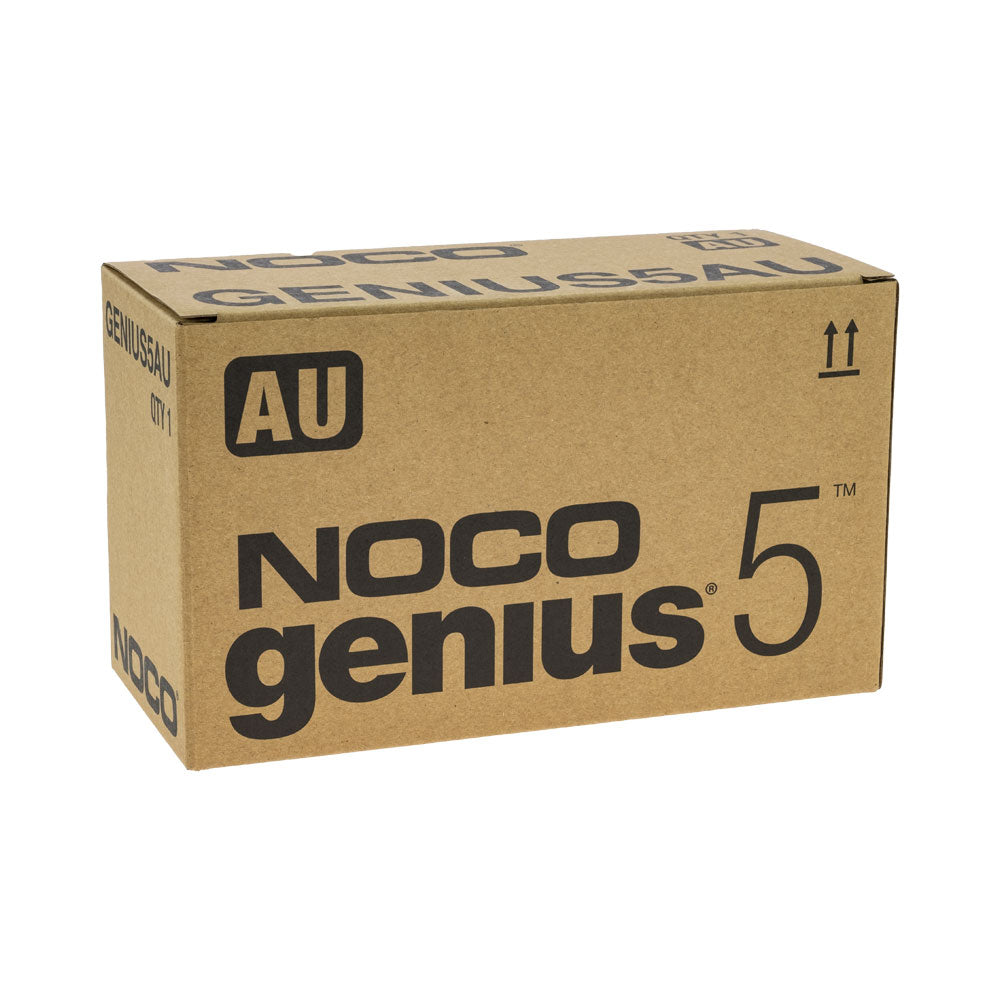 NOCO GENIUS 5 BATTERY CHARGER FOR LEAD ACID 6 & 12V AND 12.8V LITHIUM BATTERIES
