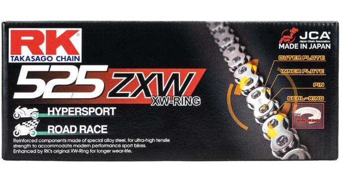 RK CHAIN 525ZXW-120 link Natural