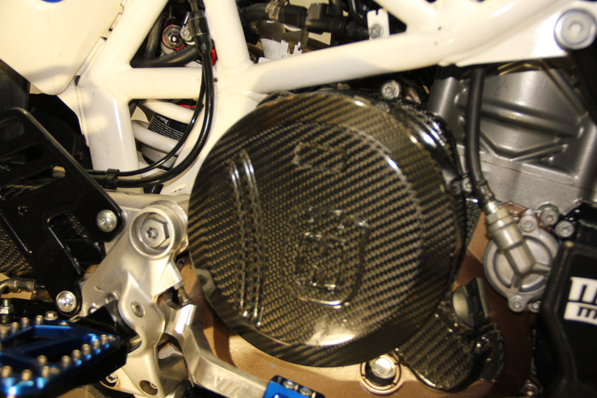 Tekmo Husqvarna 701 Carbon Fibre Clutch Cover Protection 2016-2026