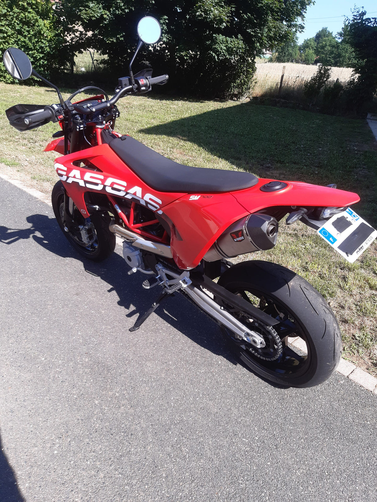 Wings muffler suit GasGas 700