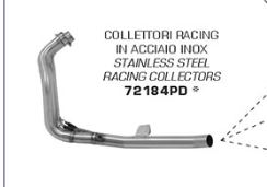 T7 ARROW COLLECTORS - RACING 2:1 STAINLESS (Header pipe)